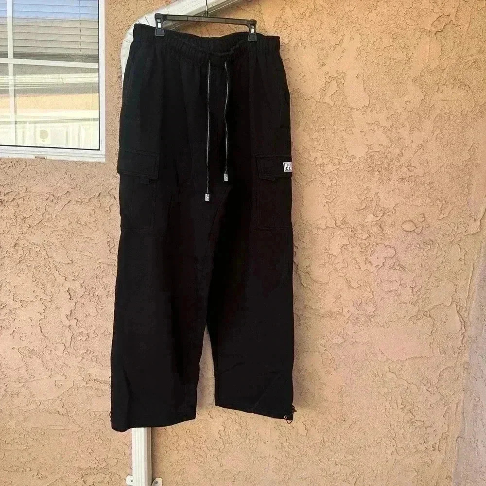 Pro Club Men's Fleece Drawcord Pants Causal Heavyweight Cargo Sweatpants